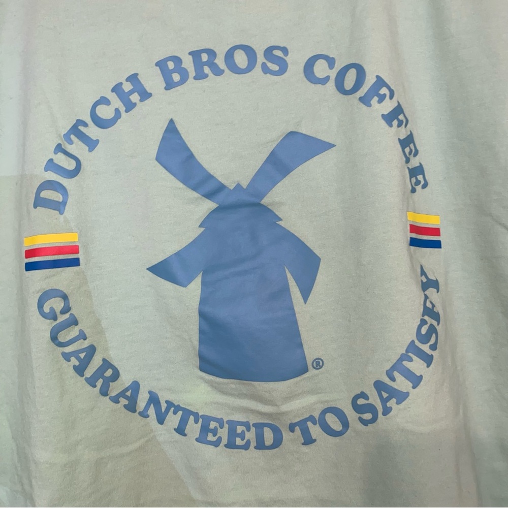 Mint Green Short Sleeve Dutch Bros Tshirt